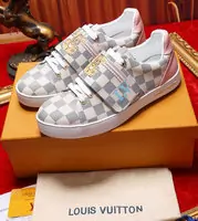 louis vuitton sapatos plates unisexe leather italy white